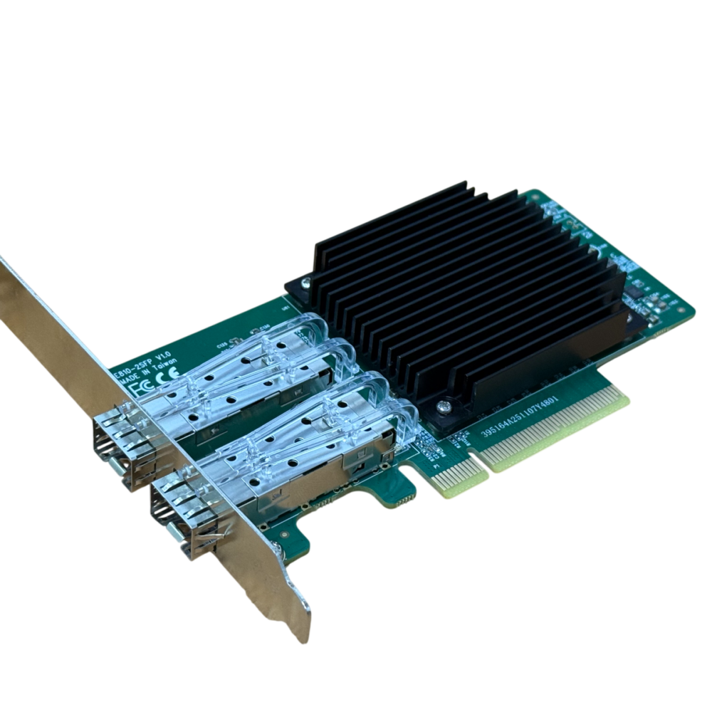 25G SFP28 PCIe Network Card, Intel - E810, TAA-Compliant